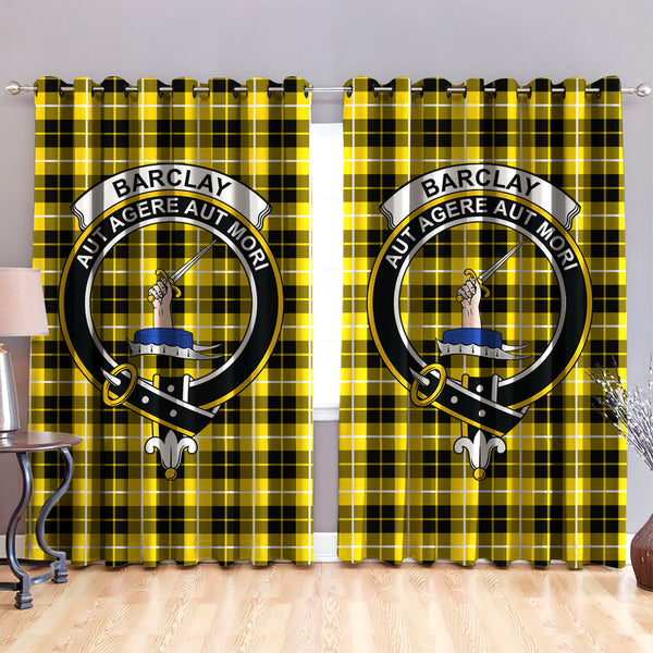 Barclay Dress Modern Clan Badge Tartan Classic Window Curtain