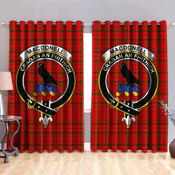 MacDonnell of Keppoch Modern Clan Badge Tartan Classic Window Curtain