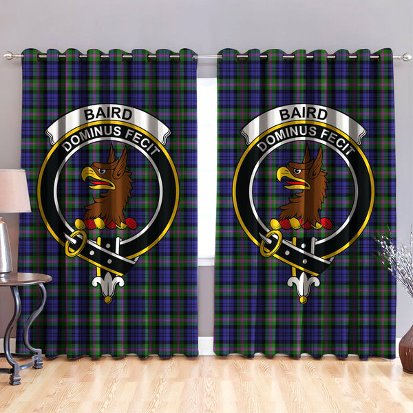 Baird Modern Clan Badge Tartan Classic Window Curtain