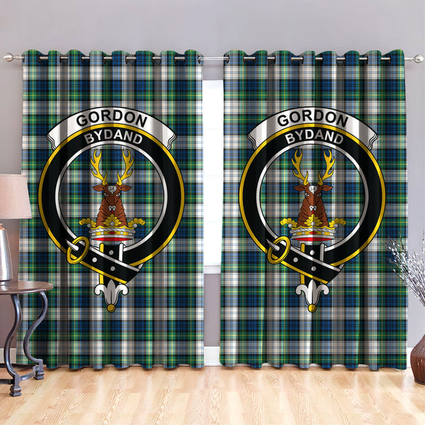 Gordon Dress Ancient Clan Badge Tartan Classic Window Curtain