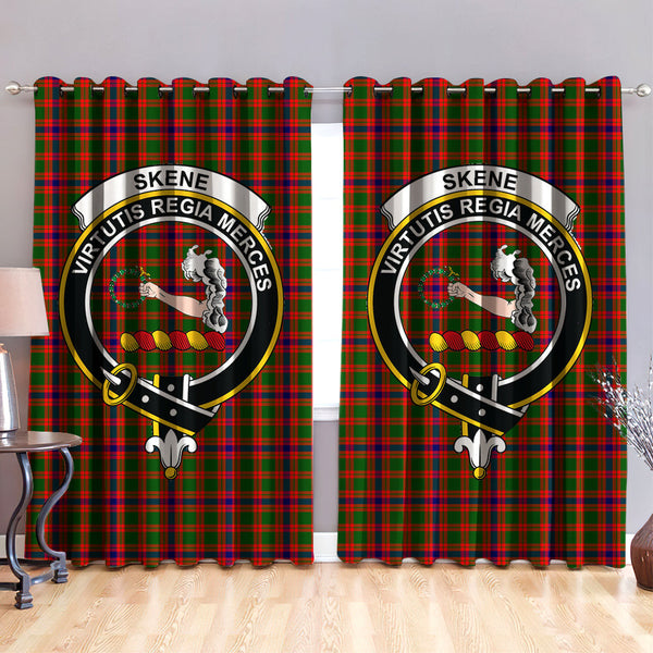 Skene Modern Clan Badge Tartan Classic Window Curtain