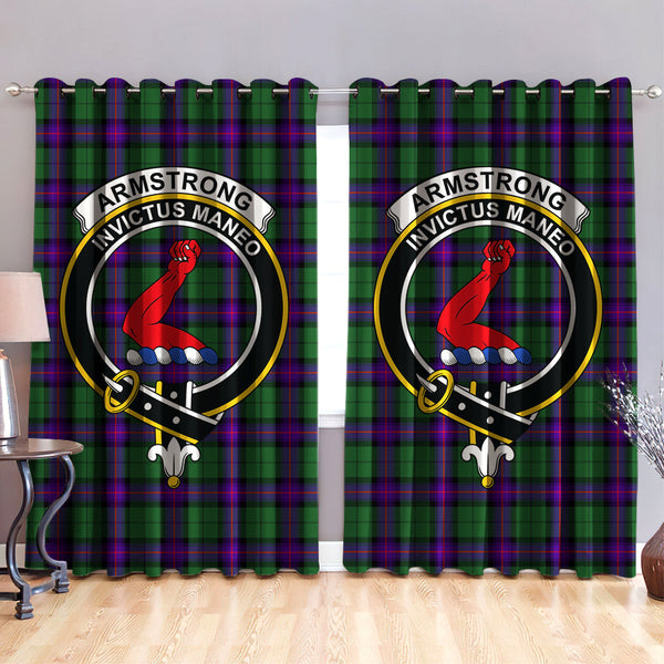 Armstrong Modern Clan Badge Tartan Classic Window Curtain