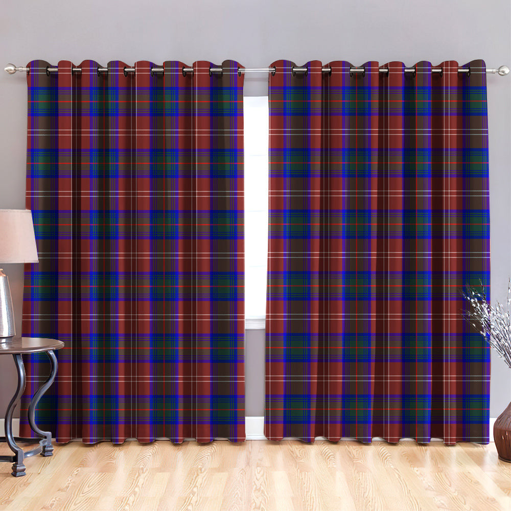 Chisholm Hunting Modern Tartan Classic Window Curtain