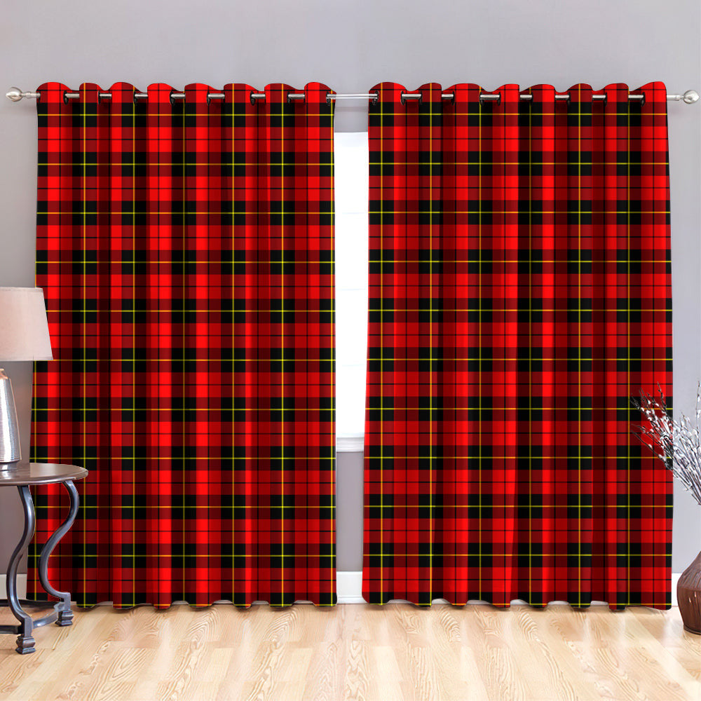 Wallace Hunting Red Tartan Classic Window Curtain