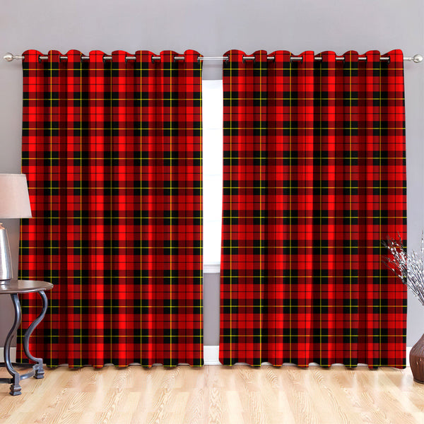 Wallace Hunting Red Tartan Classic Window Curtain