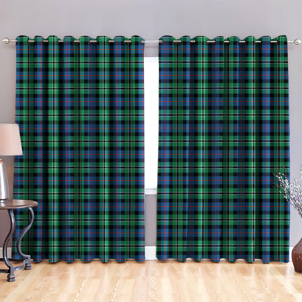 Rose Hunting Ancient Tartan Classic Window Curtain