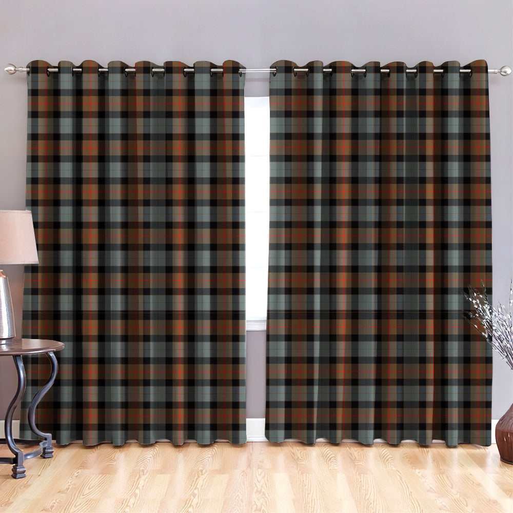 Gunn Weathered Tartan Classic Window Curtain