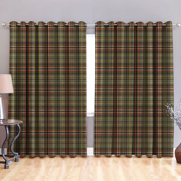 Scott Green Weathered Tartan Classic Window Curtain