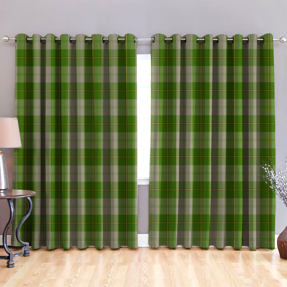 Cunningham Dress Green Dancers Tartan Classic Window Curtain