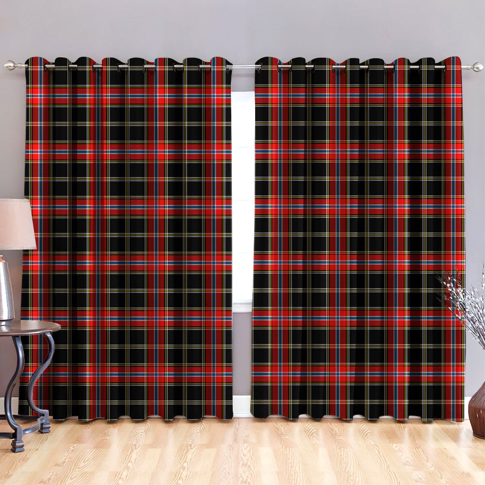 Norwegian Night Tartan Classic Window Curtain