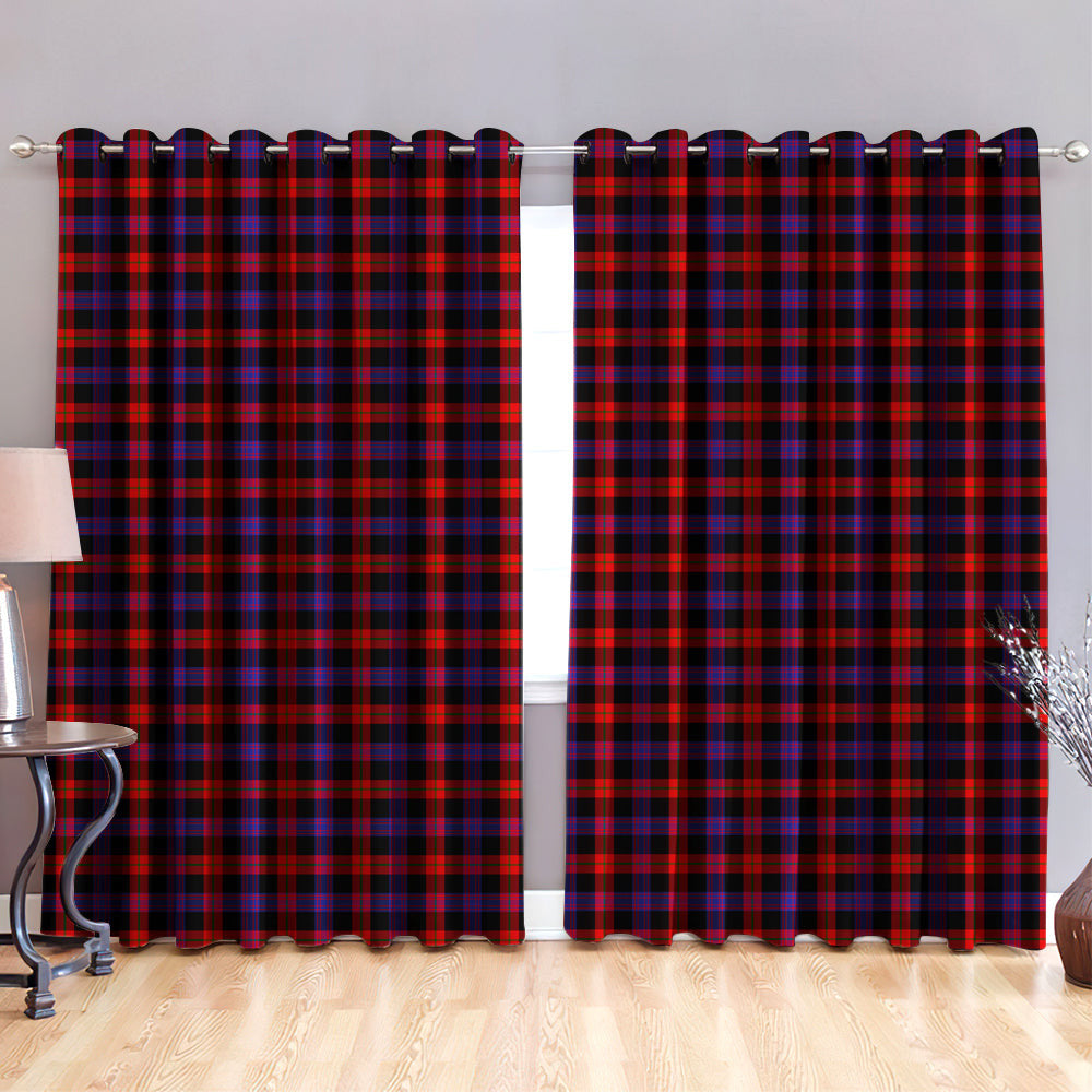 Brown Modern Tartan Classic Window Curtain