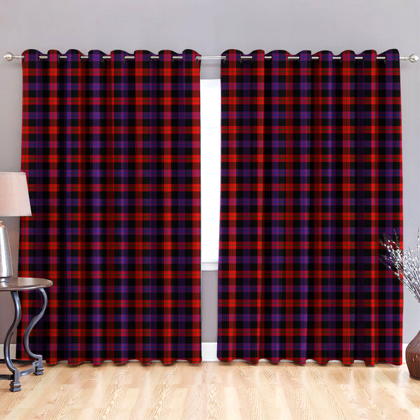 Brown Modern Tartan Classic Window Curtain