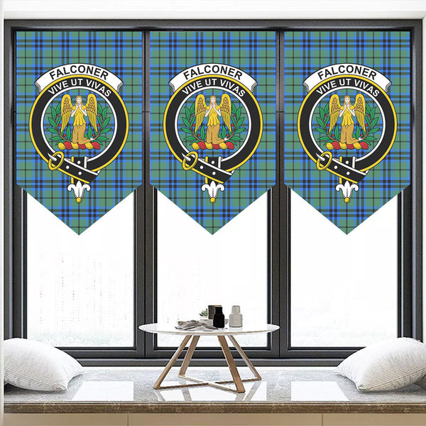 Falconer Tartan Classic Crest Pennant