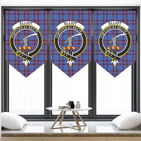 Elliot Modern Tartan Classic Crest Pennant