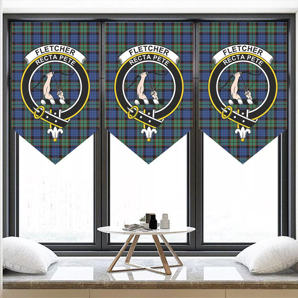 Fletcher Ancient Tartan Classic Crest Pennant