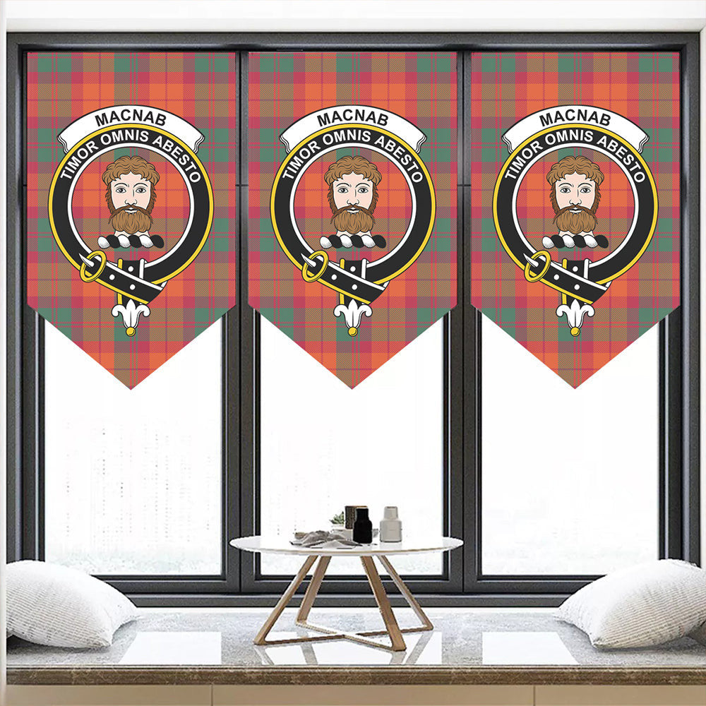 MacNab Ancient Tartan Classic Crest Pennant