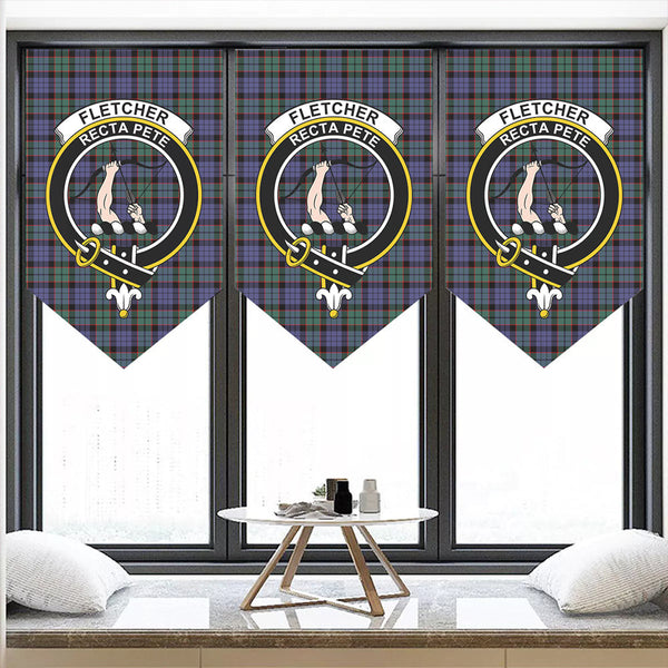 Fletcher Modern Tartan Classic Crest Pennant