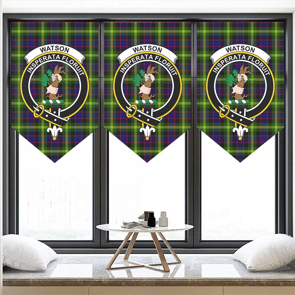 Watson Modern Tartan Classic Crest Pennant