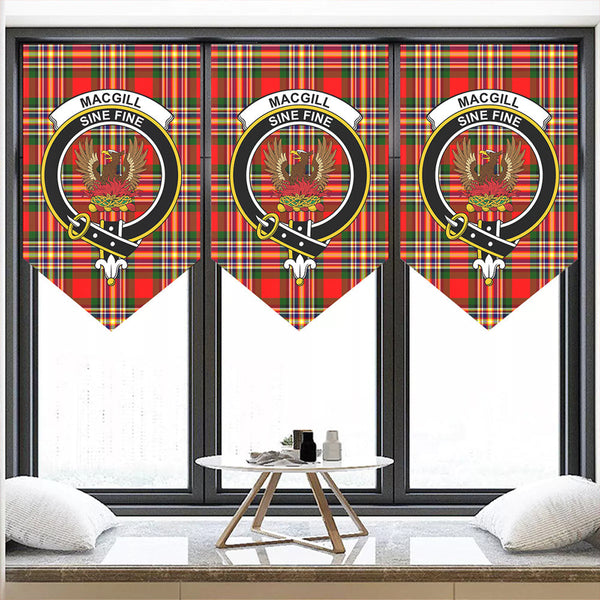 MacGill Modern Tartan Classic Crest Pennant