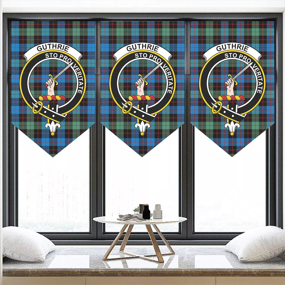 Guthrie Ancient Tartan Classic Crest Pennant