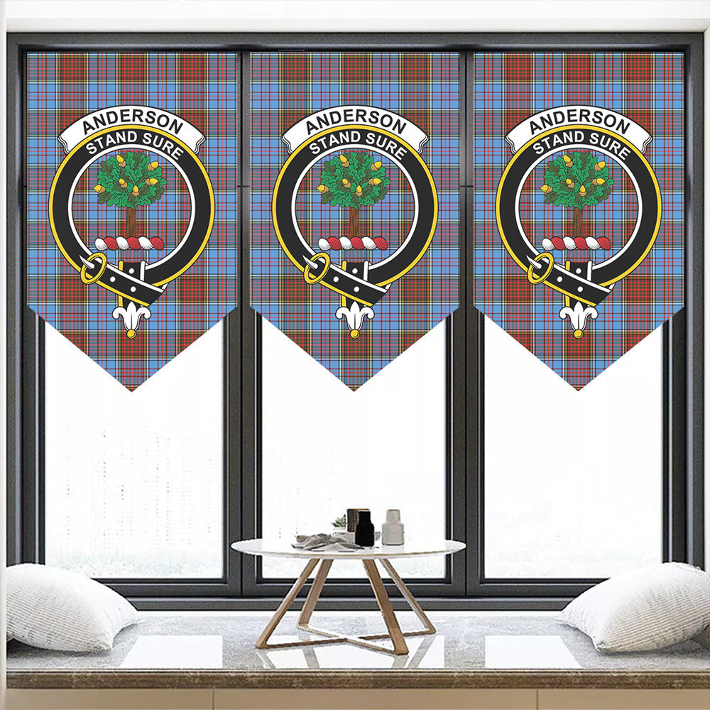 Anderson Modern Tartan Classic Crest Pennant