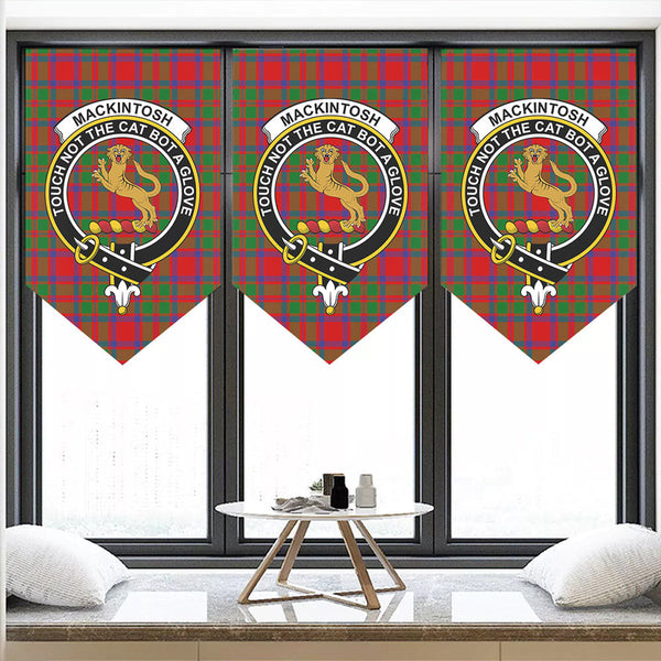 MacKintosh Modern Tartan Classic Crest Pennant