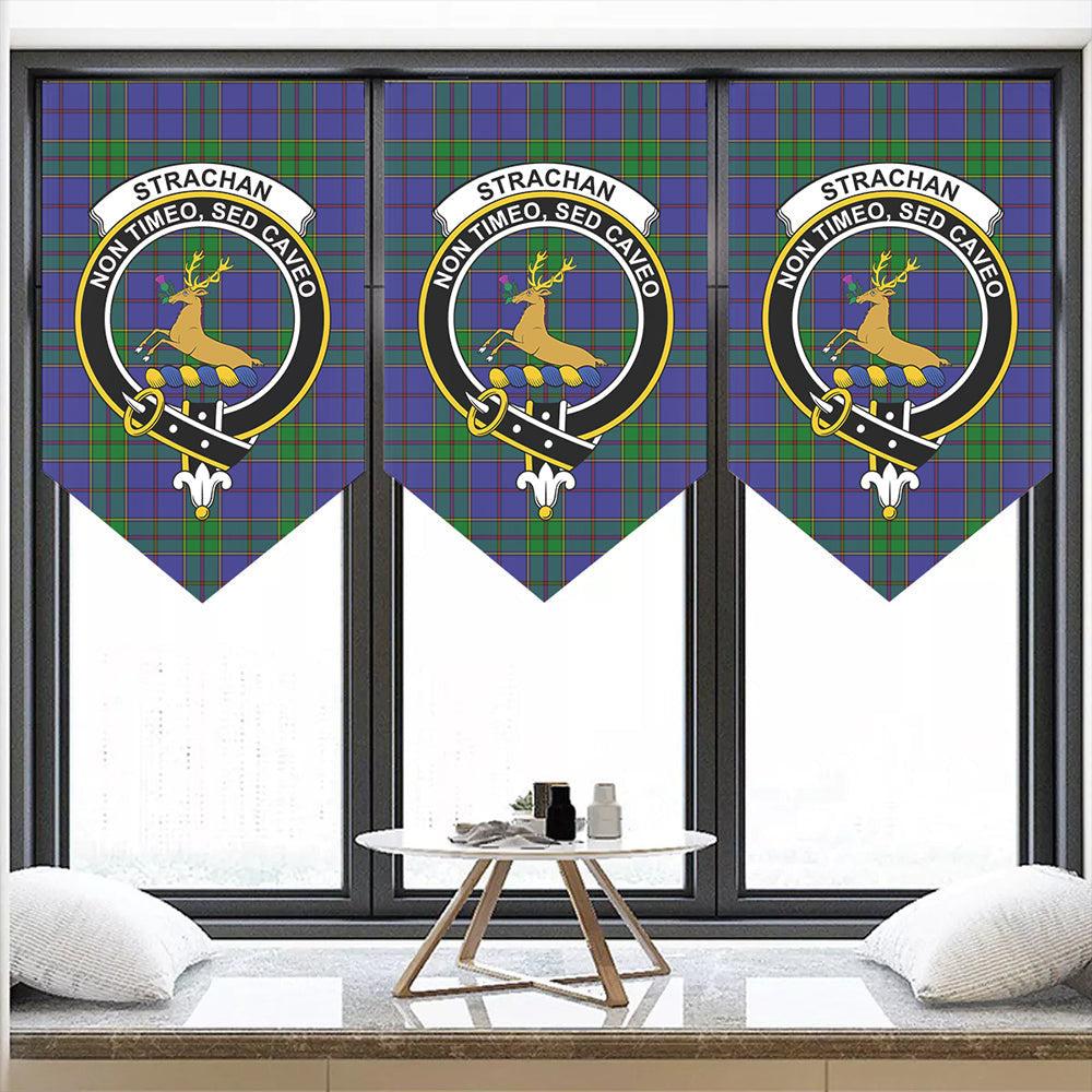 Strachan Tartan Classic Crest Pennant