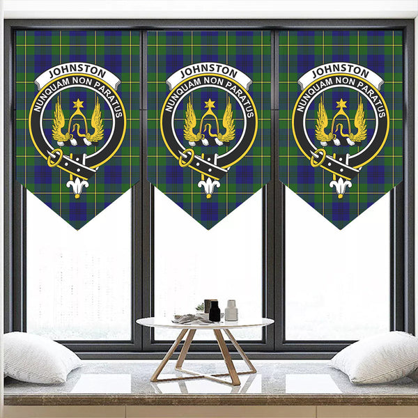 Johnston Modern Tartan Classic Crest Pennant