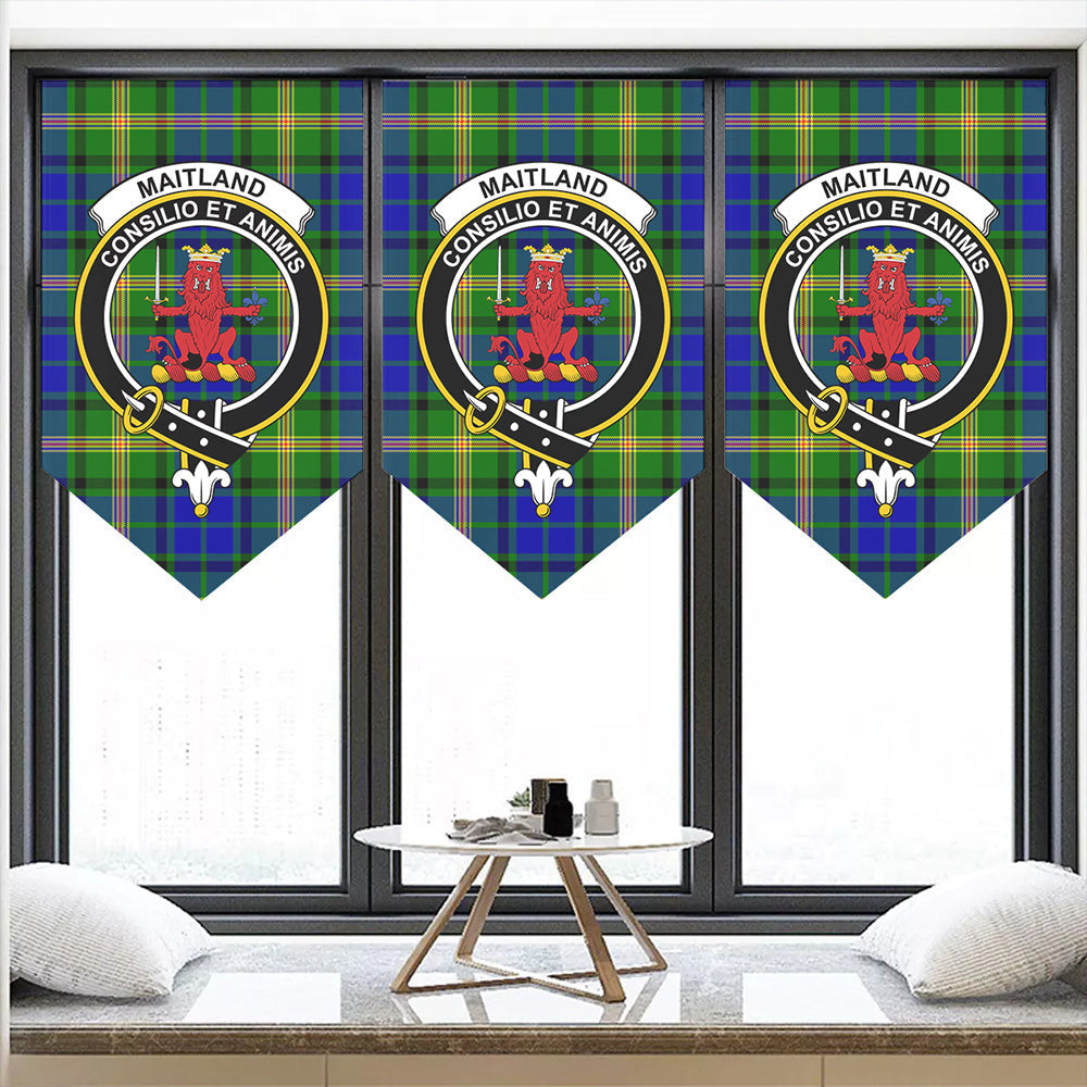 Maitland Tartan Classic Crest Pennant