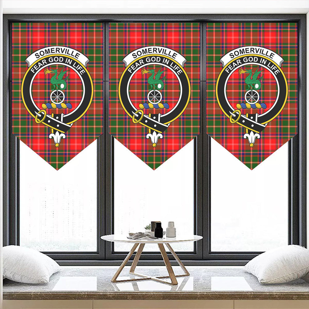 Somerville Modern Tartan Classic Crest Pennant