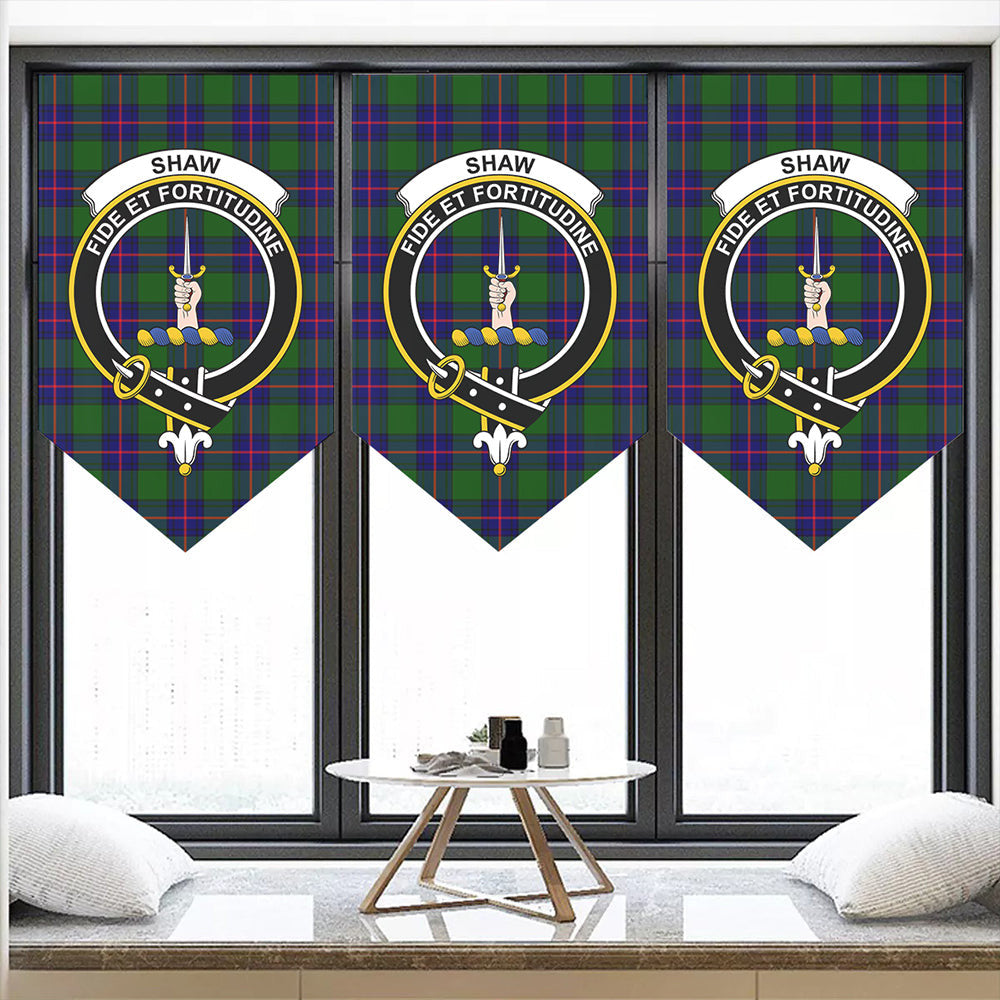 Shaw Modern Tartan Classic Crest Pennant