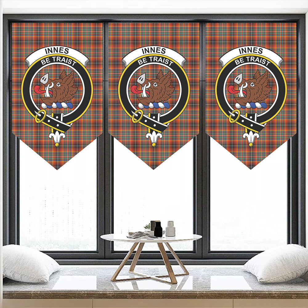 Innes Ancient Tartan Classic Crest Pennant