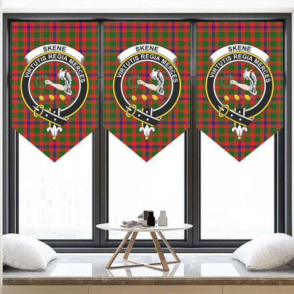 Skene Modern Tartan Classic Crest Pennant