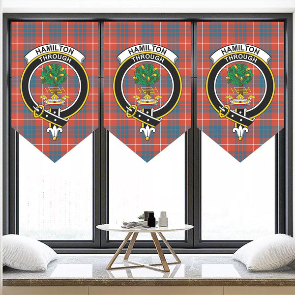 Hamilton Ancient Tartan Classic Crest Pennant