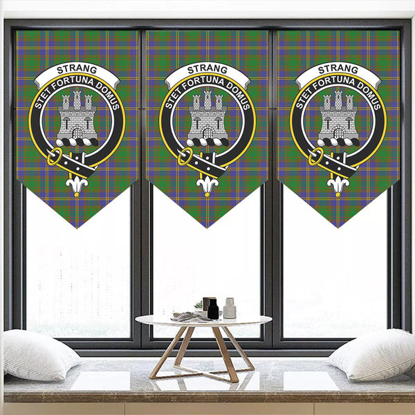 Strange of Balkaskie Tartan Classic Crest Pennant