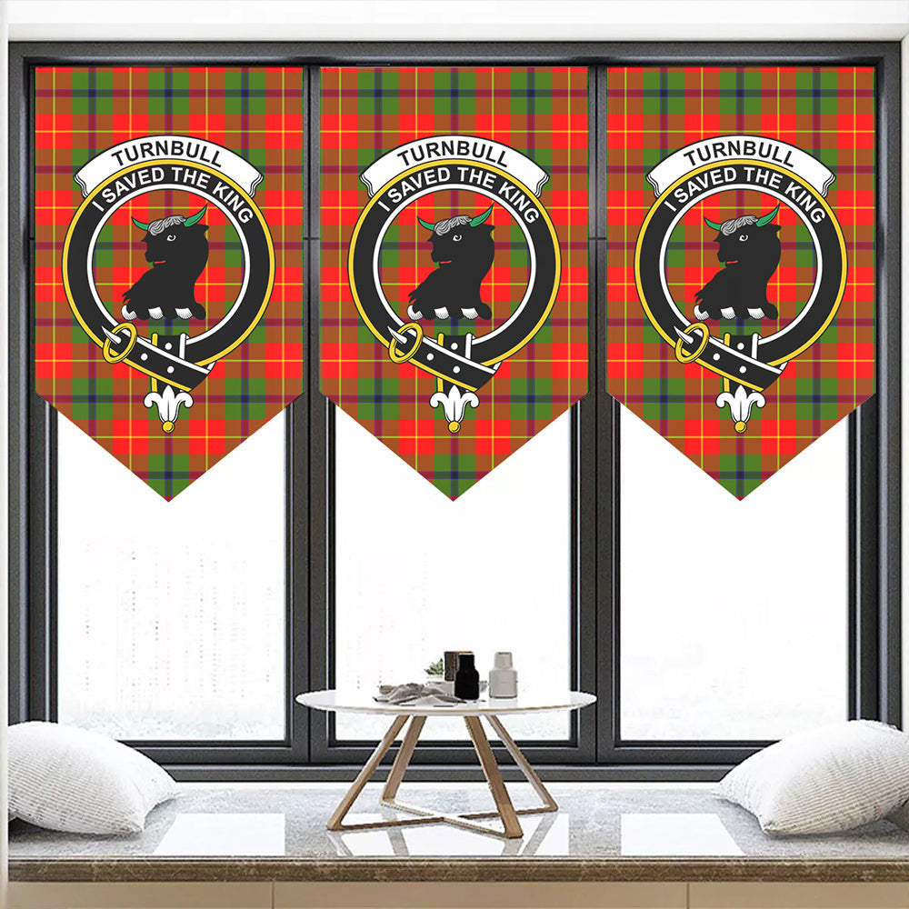 Turnbull Dress Tartan Classic Crest Pennant