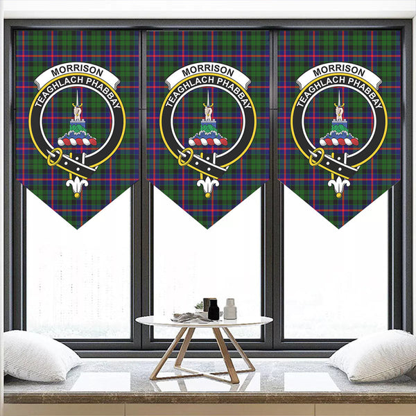 Morrison Modern Tartan Classic Crest Pennant