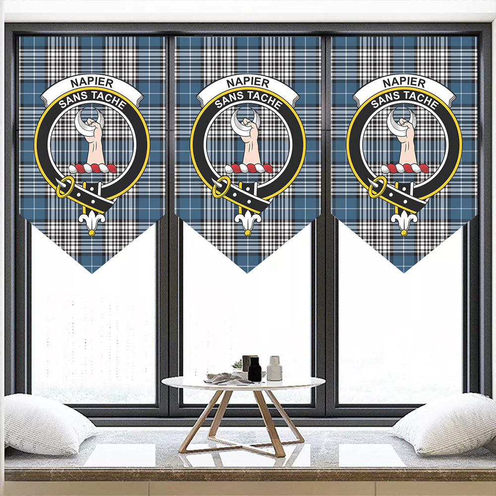 Napier Modern Tartan Classic Crest Pennant