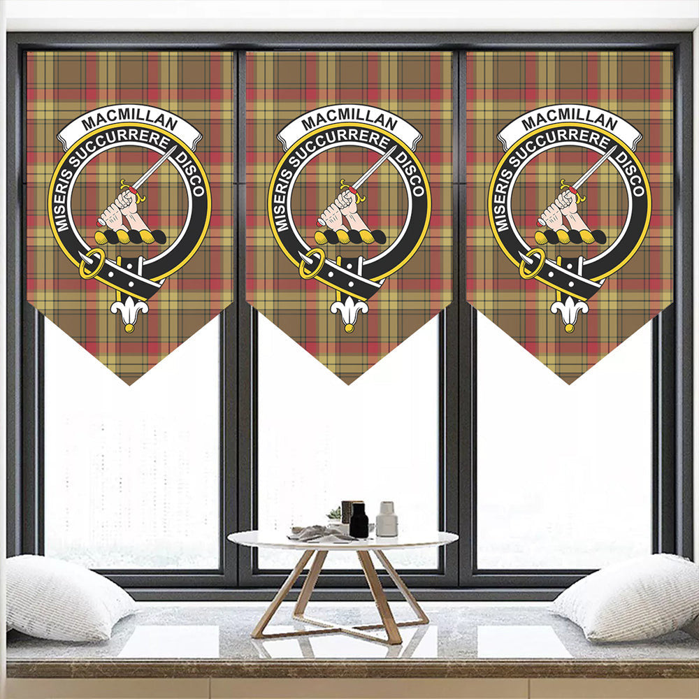 MacMillan Old Weathered Tartan Classic Crest Pennant