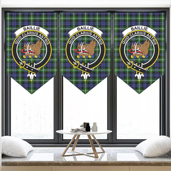 Baillie Modern Tartan Classic Crest Pennant