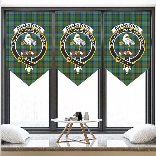 Cranstoun Tartan Classic Crest Pennant