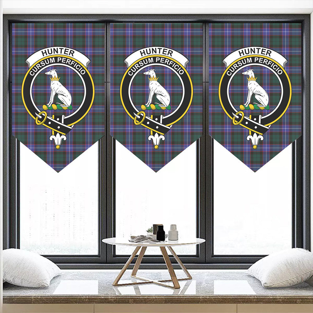 Hunter Modern Tartan Classic Crest Pennant