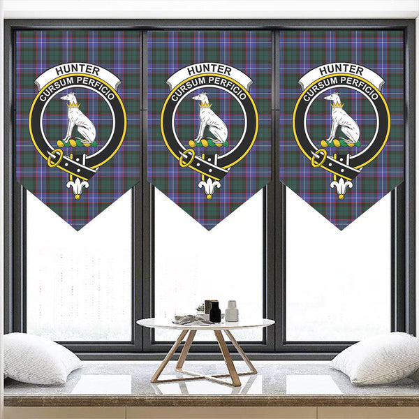 Hunter Modern Tartan Classic Crest Pennant