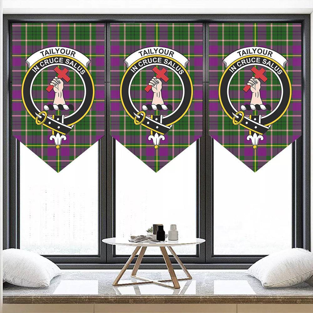 Tailyour Tartan Classic Crest Pennant