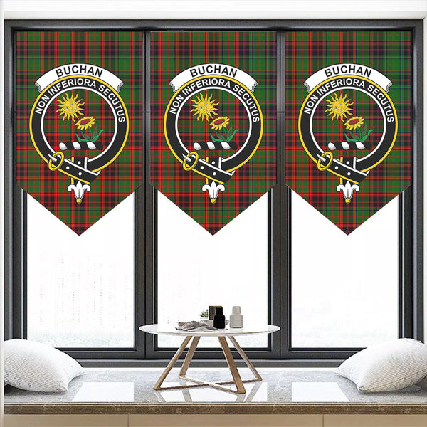 Buchan Modern Tartan Classic Crest Pennant