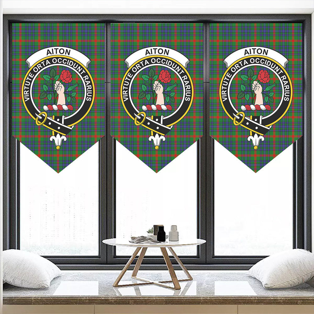 Aiton Tartan Classic Crest Pennant