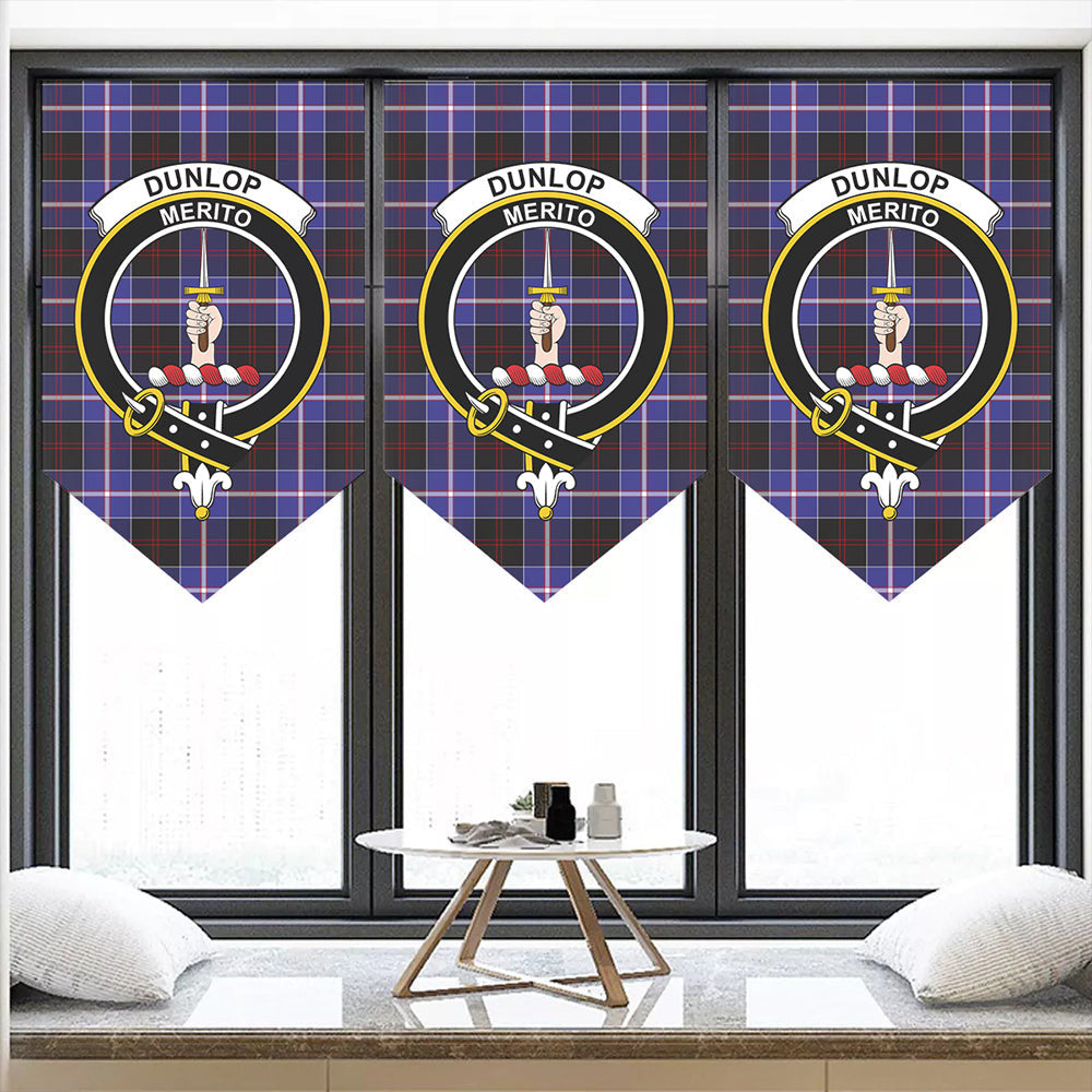 Dunlop Modern Tartan Classic Crest Pennant