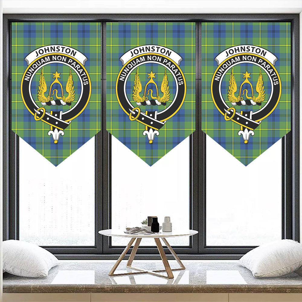 Johnston Ancient Tartan Classic Crest Pennant