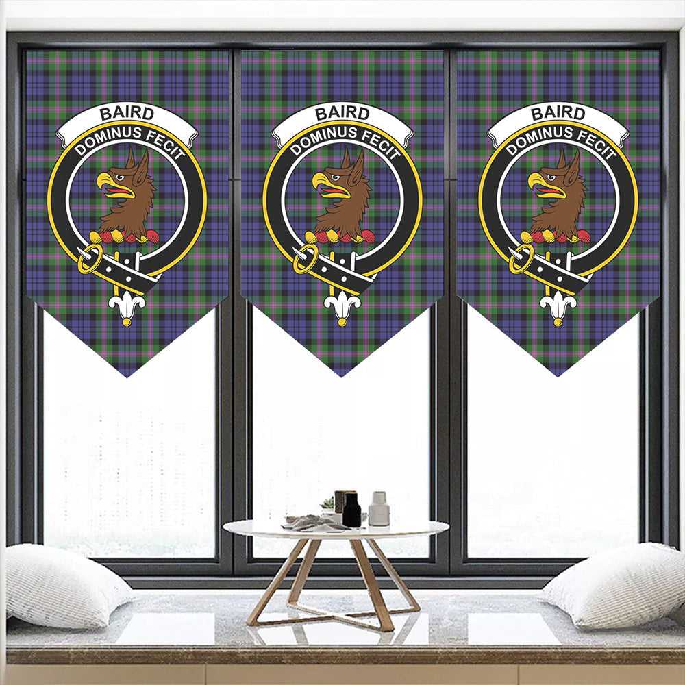 Baird Modern Tartan Classic Crest Pennant