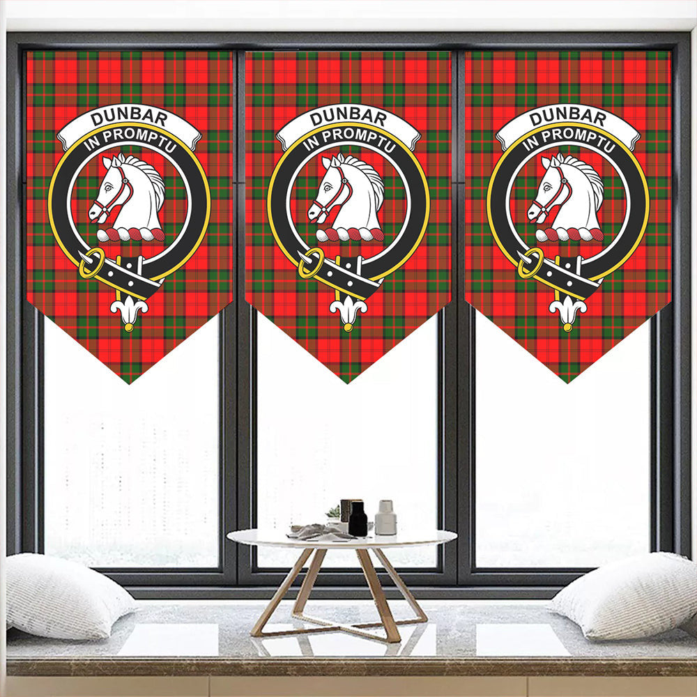 Dunbar Modern Tartan Classic Crest Pennant